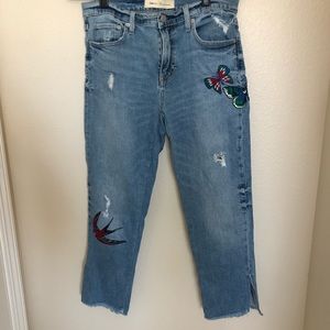 Gap 1969 Best Girlfriend Jeans w/Appliqués